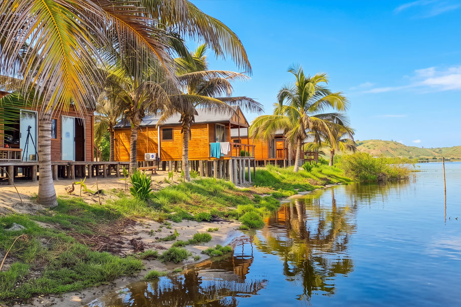 African Beaches Camp – einfache Holzcabanas